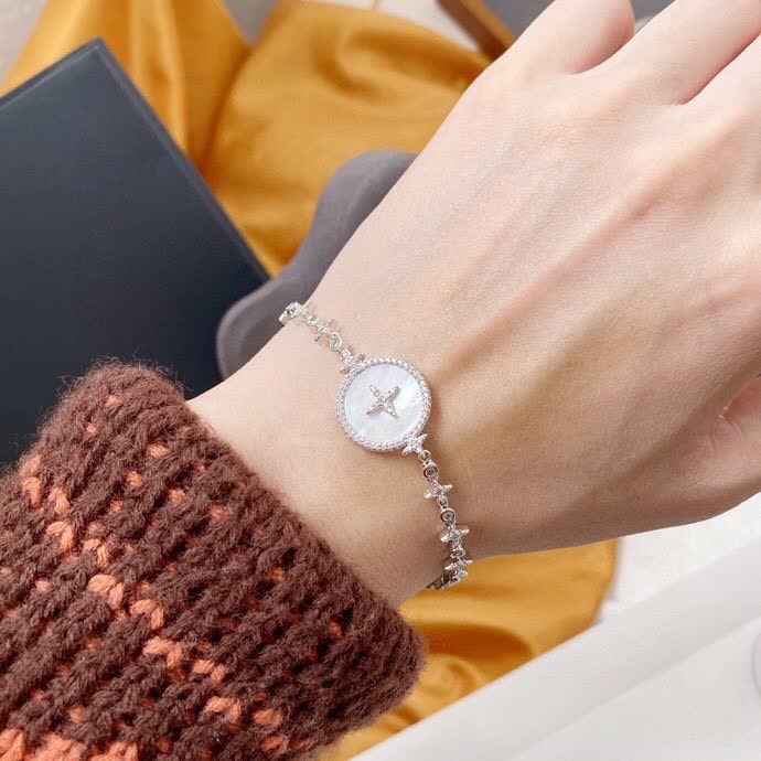 APM Monaco Silver Bracelet with Diamond Accents